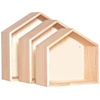 Los mejores  - Artemio Estantes de Madera para Pared (3 Unidades)- Color Beige